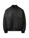 Diesel bomber jacket in padded nylon with Oval D