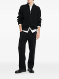 Barrie Chunky waffle-effect zip cardigan