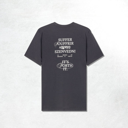 Acid Running Worth It T-Shirt - Graphite
