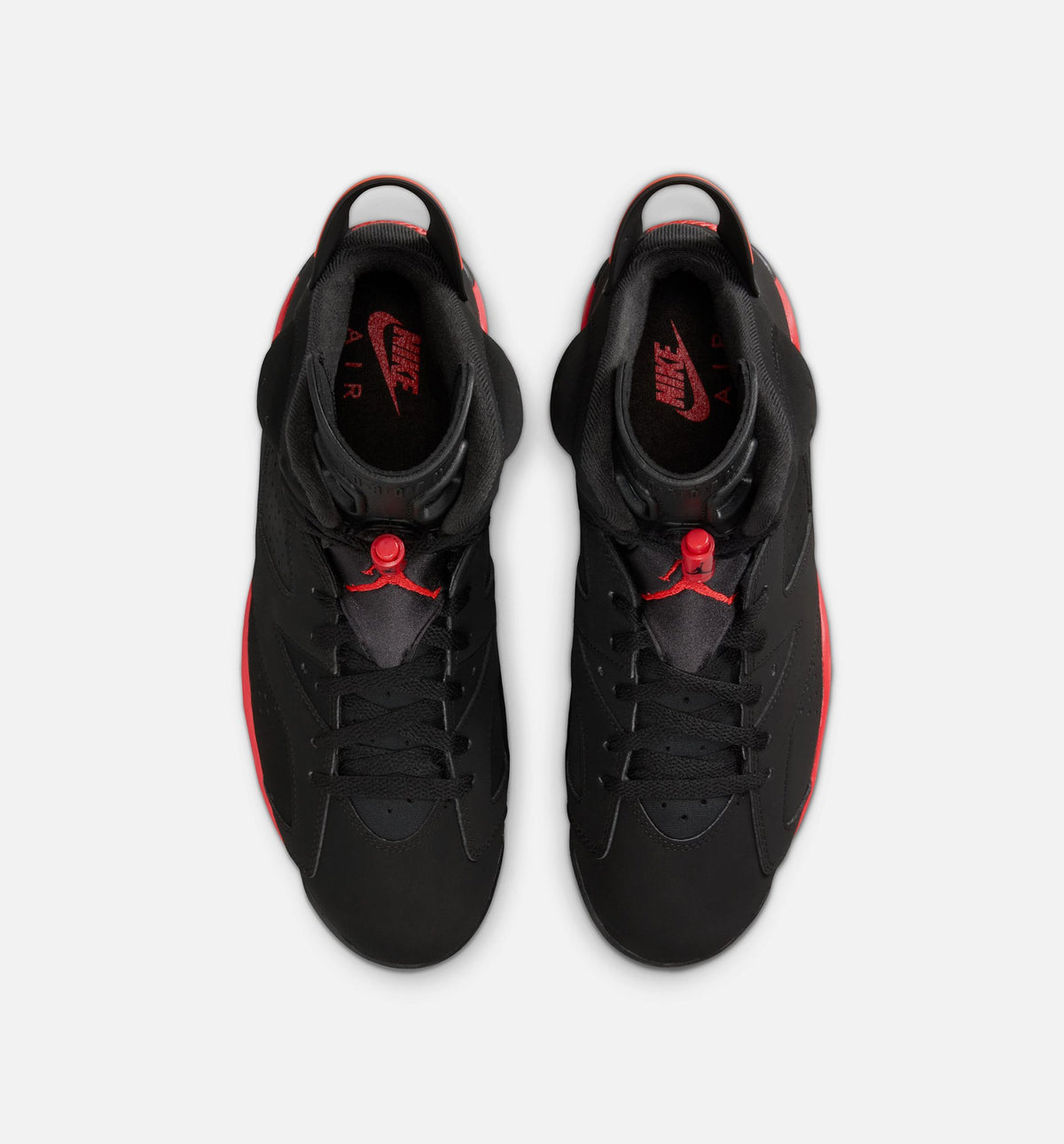 Air Jordan 6 Retro Infrared Salesman Men's Sneakers - Black/Light Crimson